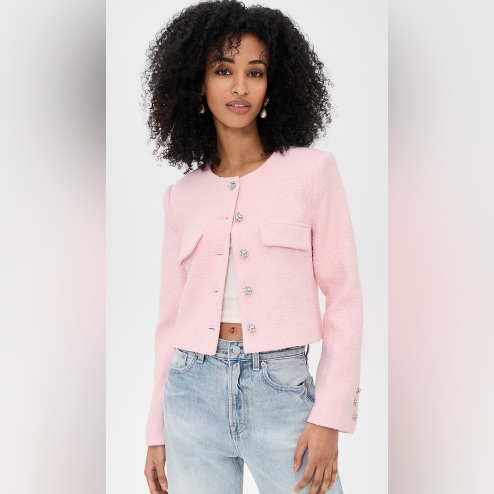 Pink Tweed Jacket